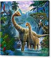 Sauropods Ii Canvas Print