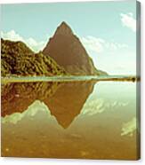 Scenic Landscape Reflection With Canvas Print