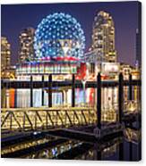 Science World In Vancouver Canvas Print