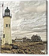 Scituate Lighthouse Canvas Print