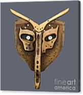 Scrap Wood Mask Canvas Print