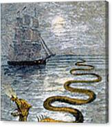 Sea Monster, Legendary Creature Canvas Print