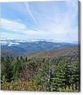 Sea Of Mountains Canvas Print