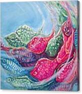 Sea Swirls Canvas Print
