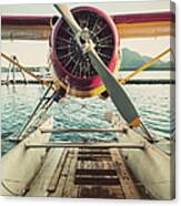 Seaplane Dock Canvas Print