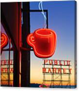 Seattle Coffee Canvas Print