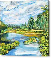 Serene Pond Canvas Print