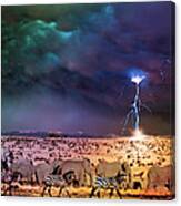 Serengeti Storm Canvas Print