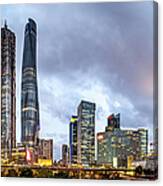 Shanghai Skyline Canvas Print