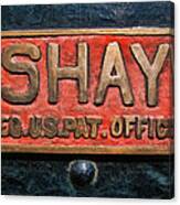 Shay Builders Plate Canvas Print