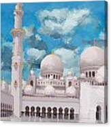 Sheikh Zayed Mosque Canvas Print