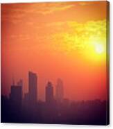 #shenzhen #sz #china #sun #sunset Canvas Print
