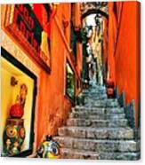 Sicilian Steps Canvas Print