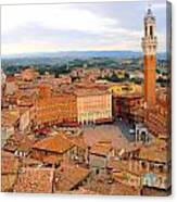 Siena From The Top Canvas Print