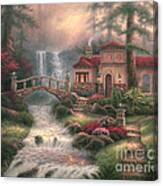 Sierra River Falls Canvas Print