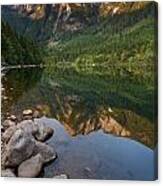 Silver Lake Mountain Reflection Canvas Print