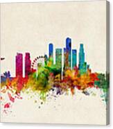 Singapore Skyline Canvas Print