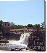 Sioux Falls And Pumphouse Canvas Print