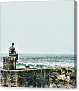 Sitting At The Edge Of The Pacific Coastline Canvas Print