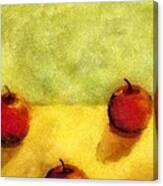 Six Apples Canvas Print