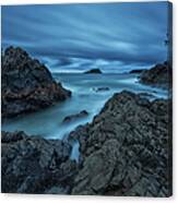 Six Minute Exposure Of The Clouds And Canvas Print