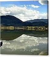 Skaha Lake Panorama 04-28-2014 Canvas Print