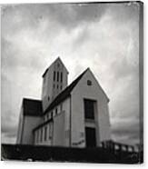 Skalholt Church In Iceland Canvas Print