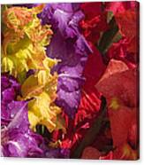 Skc 4707 Riot Of Floral Color Canvas Print