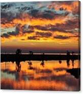 Sky Writing Canvas Print