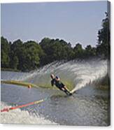 Slalom Waterskiing Canvas Print