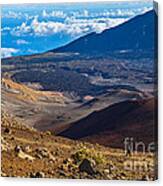 Sliding Sands Trail - The Summit Of Haleakala Volcano In Maui. Canvas Print