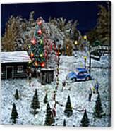Small World - Jane's Christmas Trees Canvas Print