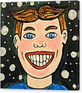 Smiling Boy Canvas Print