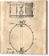 Snare Drum Patent 1939 Canvas Print