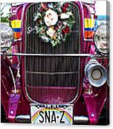 Mele Kalikimaka Hawaiian Christmas Car Canvas Print