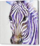 Snazzy_ Purple Stripes Canvas Print