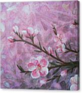 Snow Blossom Canvas Print