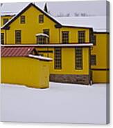 Snow Gruber Wagon Works Berks County Heritage Center Pa Canvas Print
