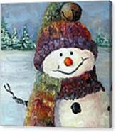 Snowman I - Christmas Series I Canvas Print