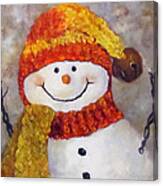 Snowman V - Christmas Series Canvas Print