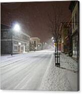 Snowy Night Canvas Print