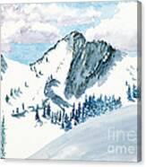 Snowy Wasatch Peak Canvas Print