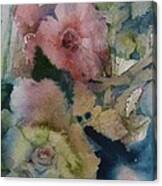 Soft Flowers Canvas Print