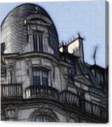Softer Side Of Paris Architecture Canvas Print