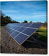 Solar Panels Mendocino County Canvas Print