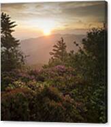 Myrtle Point Sunrise - Mount Leconte Canvas Print