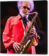 Sonny Rollins In Red Shirt Canvas Print