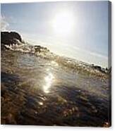Soothing Southern California Shoreline 2 Canvas Print