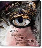 Soul Full Eye Of The Universal Traveler Canvas Print