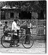 Sound Bike In Burma Canvas Print